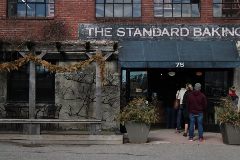 Small business storefront in Portland, Maine